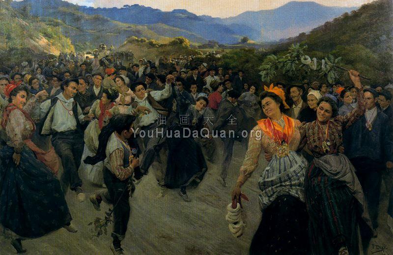 Vuelta de la romeria del Calvario - 伊格纳西奥·狄亚兹·奥拉诺